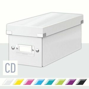 Leitz WOW Click & Store CD, 14.3 x 13.6 x 35.2 cm, fehér kép