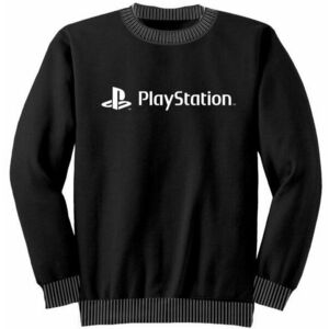 PlayStation - White Logo - kapucnis pulóver kép