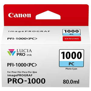 Canon PFI-1000PC fotó ciánkék kép