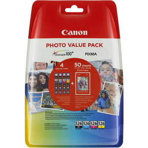 Canon CLI-526 Multipack + PP-201 fotópapír kép