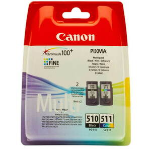 Canon PG-510 + CL-511 multipack fekete, színes kép