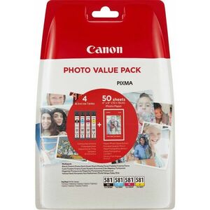Canon CLI-581 XL Multipack + PP-201 fotópapír kép