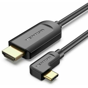 Vention Type-C (USB-C) to HDMI Cable Right Angle 1, 5 m Black kép