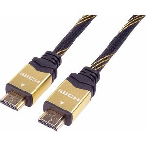 PremiumCord GOLD HDMI High Speed video kábel, 1m kép