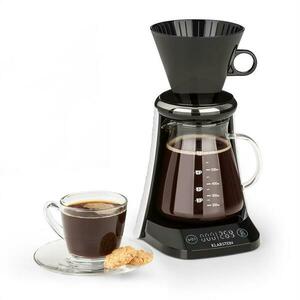 Klarstein Craft Coffee, kávéfőző, mérleg, időzítő, tartozék szűrővel, 600 ml, fekete/fehér kép