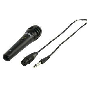 KÖNIG Vezetékes mikrofon 6.35 mm -72 dB Fekete - KN-MIC15 kép