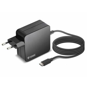 Yenkee YAU C100 USB-C 100W-os töltő adapter (45019359) fekete kép