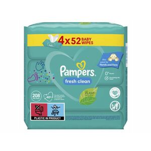 Pampers Fresh Clean nedves törlőkendő 4x52db (10BW010067) kép