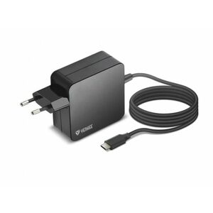 Yenkee YAU C65 USB-C 65W-os töltő adapter (45019358) fekete kép