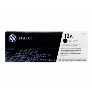 HP 12A LaserJet 1010/12/15/20/22 CCA toner, 2000 oldal (Q2612A) Fekete kép