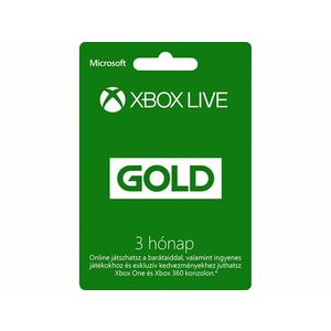 Xbox Live Gold 3 hónapos előfizetés kép