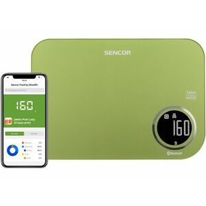 Sencor SKS 7070GR Okos konyhai mérleg Bluetooth (41008917) Zöld kép
