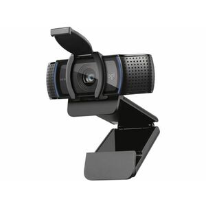 Logitech C920S Pro HD Mikrofonos Webkamera Fekete (960-001252) kép