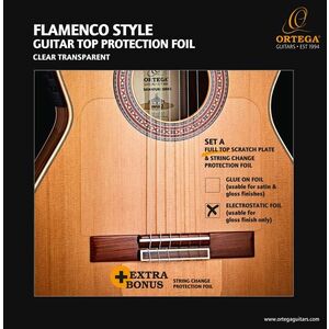 Ortega OERP-FLAM1 Flamenco Electrostatic Full Top Pickguard kép