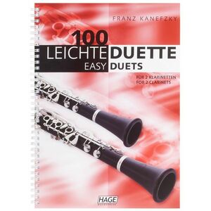 MS 100 Easy duets for 2 clarinets kép