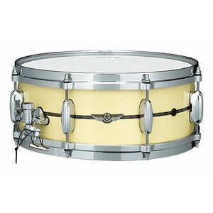 Tama 14" x 5" STAR Maple Antique White Snare Drum kép