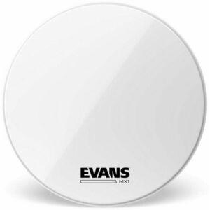 Evans BD18MX1W MX1 Marching Bass White 18" Menethangszer bőr kép