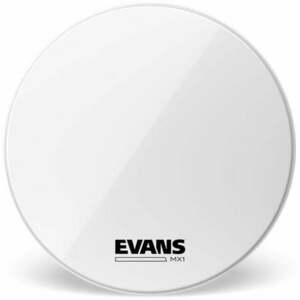 Evans BD22MX1W MX1 Marching Bass White 22" Menethangszer bőr kép