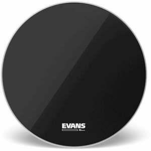 Evans BD22RB-NP EQ3 Resonant Black NO PORT 22" Fekete Rezonátor (alsó) bőr kép