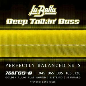 LaBella 760FGS-B Deep Talkin' Bass Standard 45-128 kép