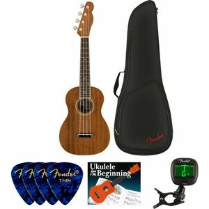 Fender Zuma Concert Ukulele WN Natural SET Koncert ukulele Natural kép