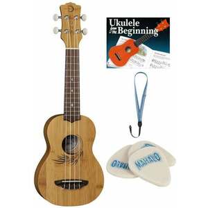 Luna UKE-BAMBOO-S SET Szoprán ukulele Natural kép