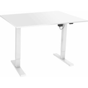 AlzaErgo Table ET2.1 fehér + TTE-03 160x80 cm-es lap, fehér laminátum kép