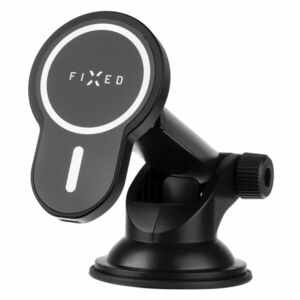 FIXED MagClick XL vezeték nélküli töltős tartó MagSafe-vel műszerfalra vagy szélvédőre, fekete kép