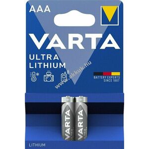 Varta Lithium elem micro/mikró FR03 AAA 2db/csom. kép