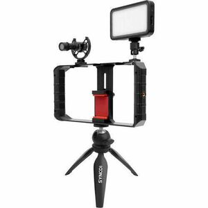 Synco Vlogger Kit 1 vlogging szett okostelefonokhoz, mikrofon, LE... kép