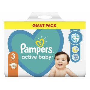 Pampers Active Baby Dry 3 pelenka, 6-10kg, 90db (10DP010371) kép