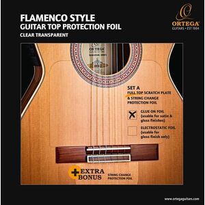 Ortega OPG-FLAM1 Flamenco Glued Full Top Pickguard kép