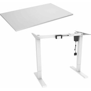 AlzaErgo Table ET2.1 fehér + lap TTE-12 120x80 cm fehér laminált kép