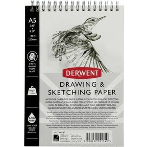 DERWENT Drawing & Sketching Paper A5 / 30 lap / 165g/m2 Rajz- és vázlatpapír kép