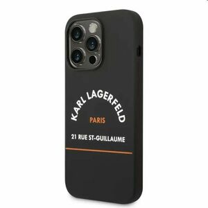 Tok Karl Lagerfeld Rue St Guillaume for Apple iPhone 14 Pro Max, fekete kép
