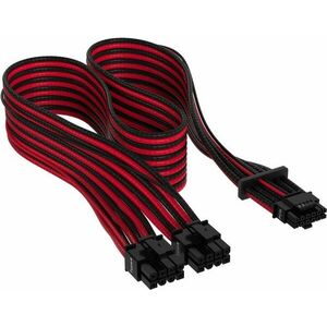 Corsair Premium Individually Sleeved 12+4pin PCIe Gen 5 12VHPWR 600W cable Type 4 Red/Black kép