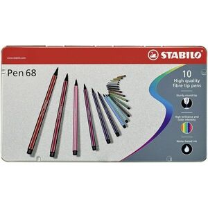 STABILO Pen 68 10 db fém tok kép