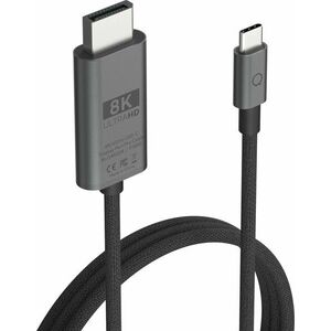 LINQ 8K/60Hz USB-C to DisplayPort Pro Cable 2m - Space Grey kép