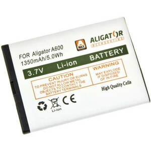 ALIGATOR A600 / A610 / A620 / A430 / A670 / A680 / VS900, Li-Ion kép