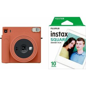 Fujifilm Instax Square SQ1 narancs + 10x fotópapír kép