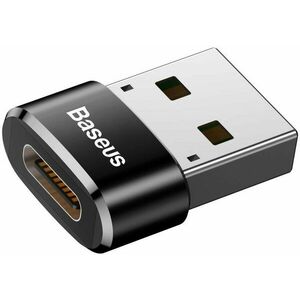 Baseus adapter USB férfi USB-C női átalakító 5A, fekete kép