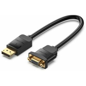 Vention DP Male to VGA Female HD Cable 0.15m Black kép