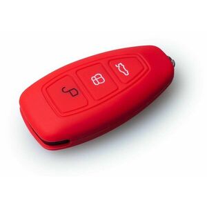 Ochranné silikonové pouzdro na klíč pro Ford bez vystřelovacího klíče, barva červená kép
