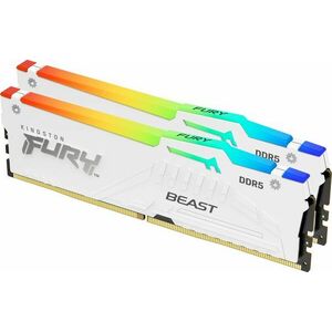 Kingston FURY 32GB KIT DDR5 5600MHz CL36 Beast White RGB EXPO kép