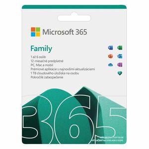 Microsoft 365 családnak - 12 hónap - PC kép