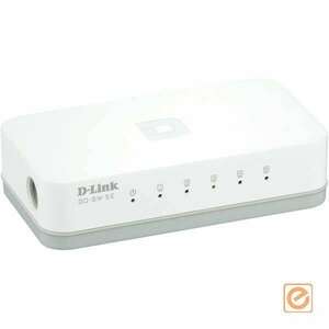 D-Link GO-SW-5E 5-Port Fast Ethernet Easy Desktop Switch 5xport, 5... kép