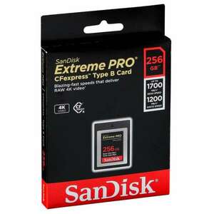 SanDisk SDCFE-256G-GN4NN memóriakártya 256 GB CFexpress kép