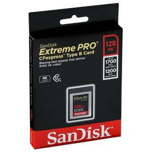 SanDisk SDCFE-128G-GN4NN memóriakártya 128 GB CFexpress kép