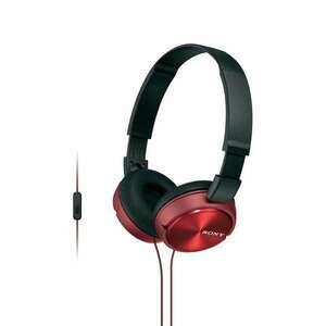 Sony MDRZX310APR.CE7 piros mikrofonos fejhallgató kép