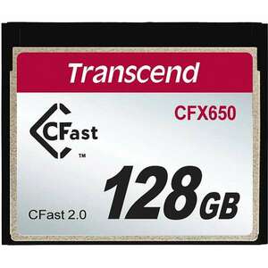 Transcend CFX650 128 GB CFast 2.0 MLC memóriakártya kép